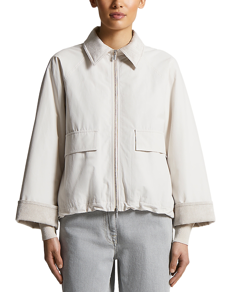 Peserico Collared Front Zip Jacket
