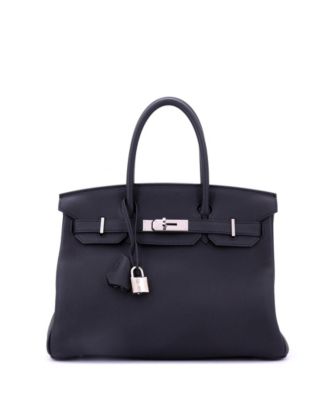 Pre-Owned HERMÈS - Birkin 30 Handbag Grey Togo with Palladium Hardware