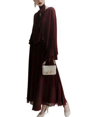 Brado Bordeaux Skirt