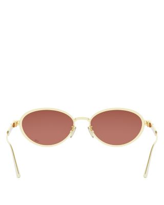 DiorCannage R1U Oval Sunglasses, 53mm
