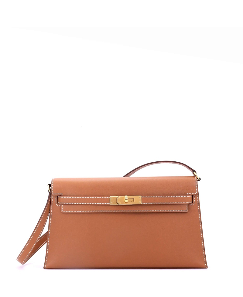 Pre-owned Pre-owned Hermes Hermes Kelly Elan Shoulder Bag Madame In Brown