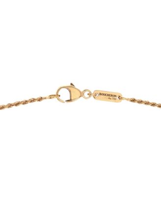 Small Serpent Boheme Pendant Necklace 18K Gold and Mother of Pearl