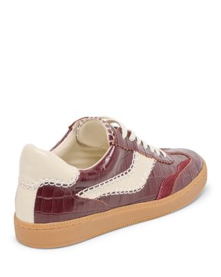 Women's Notice Stitch Croco Embossed Sneakers