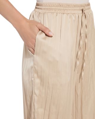 Packable Pleated Palazzo Pants