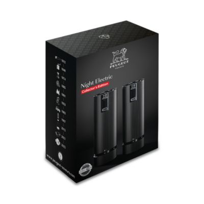 Night Line Electric Duo u'Select Pepper Mill and Zirlion Salt Mill Set, 6"