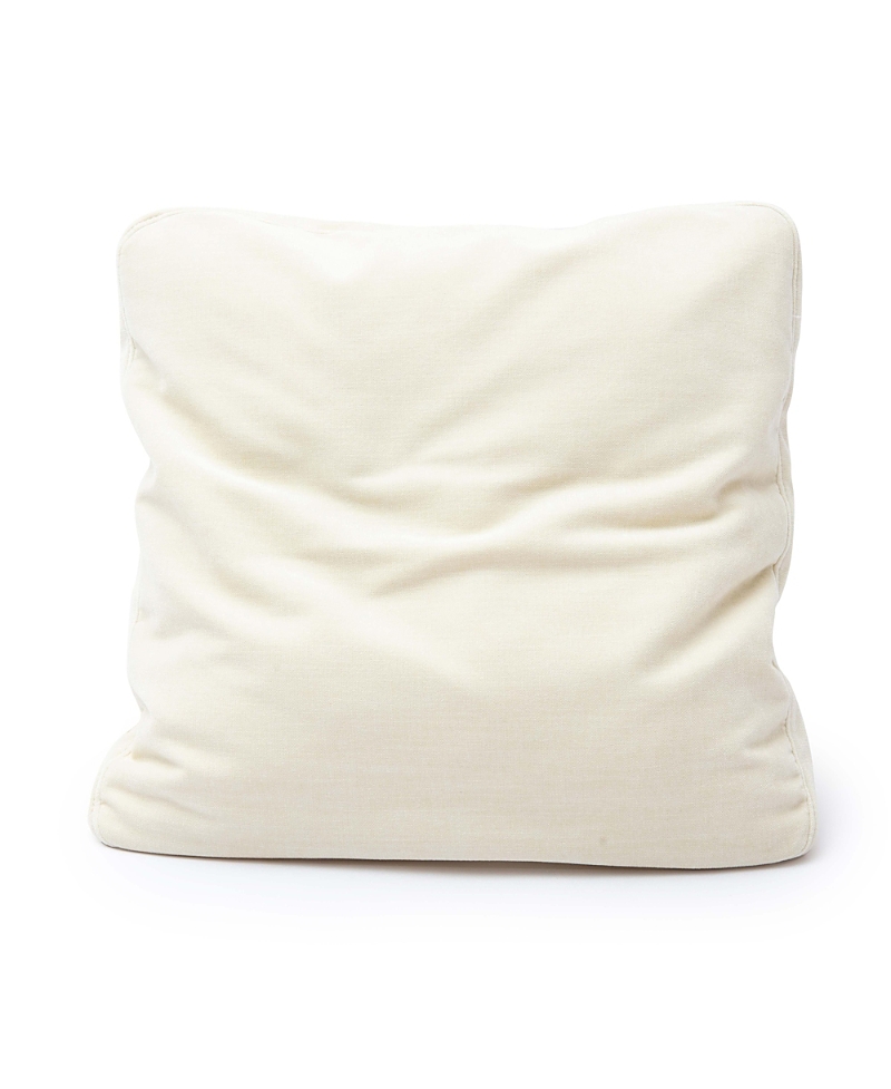Tov Furniture Tipsy Chenille Square Floppy Pillow In White