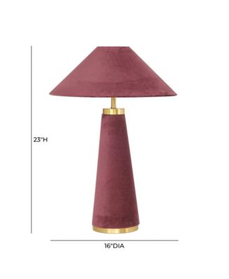 Graham Velvet Table Lamp
