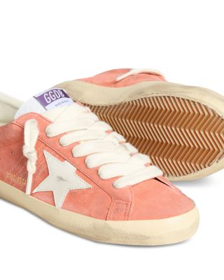 Men's Super Star Suede Lace Up Sneakers