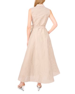 Sleeveless Midi Shirt Dress