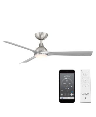 Smart Fans Gage 52in Selectable 2700-3000-4000-5000K LED Indoor or Outdoor Smart Home Ceiling Fan