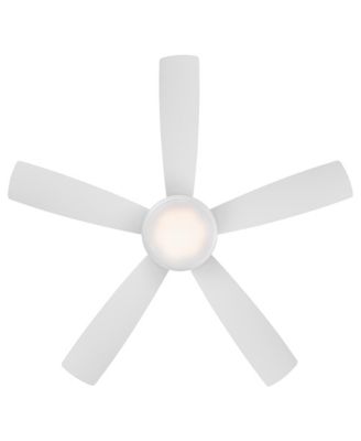 Smart Fans Odyssey 52in 3000K LED Indoor or Outdoor Flushmount Smart Compatible Ceiling Fan