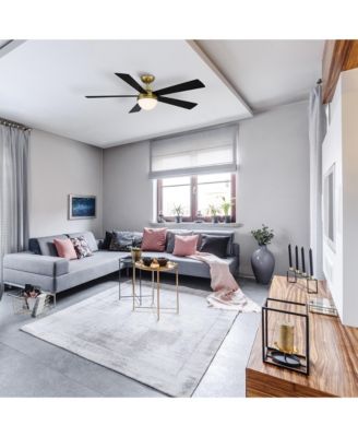 Smart Fans Eclipse 54in 3000K LED Indoor or Outdoor Smart Home Ceiling Fan