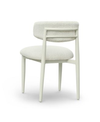 Annika Textured Fabric Outdoor Dining Chair