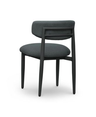 Annika Textured Fabric Outdoor Dining Chair