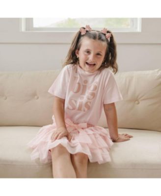 Girls' Big Sis Short Sleeve T-Shirt - Baby