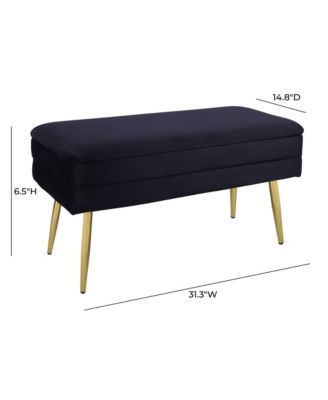 Ziva Velvet Storage Bench