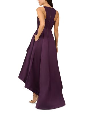 Mikado High Low Gown
