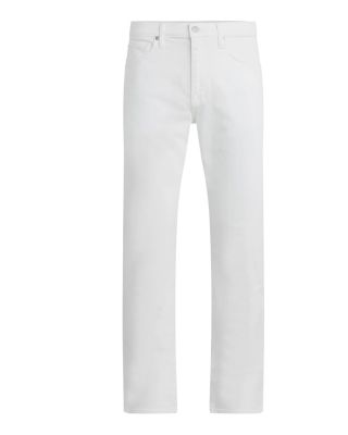 The Brixton Slim Straight Jeans in Clean White