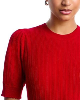 The Ladder Cashmere Pointelle Sweater 