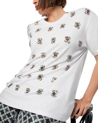 1A Uscita Reed Embellished Tee