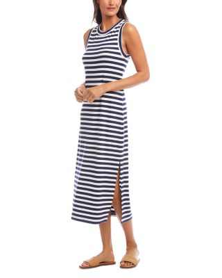 Striped Midi Column Dress