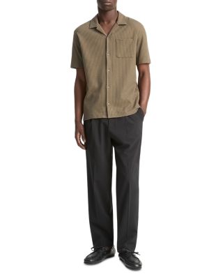Regular Fit Seersucker Cuban Shirt
