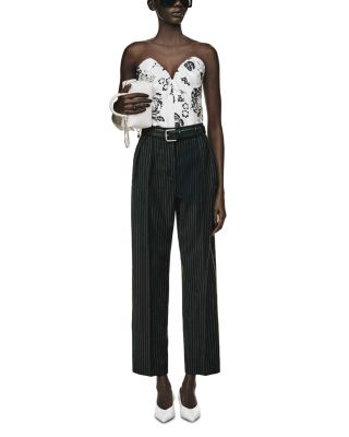 パンツ MAX MARA EMBROIDERED WOOL SESAMO PANT Max Mara Sesamo Wool Pants | Bloomingdale's