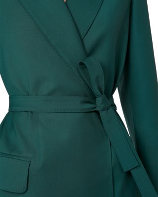 Wool Peak Lapel Blazer