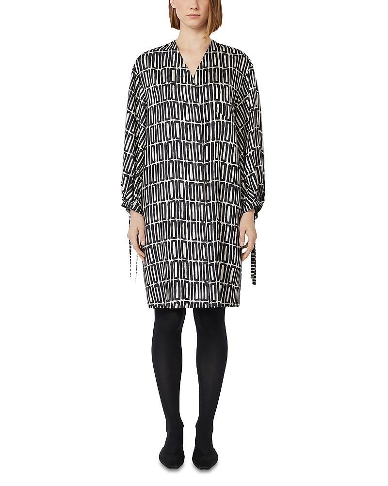 Max Mara Ottone Black Silk Dress In Black