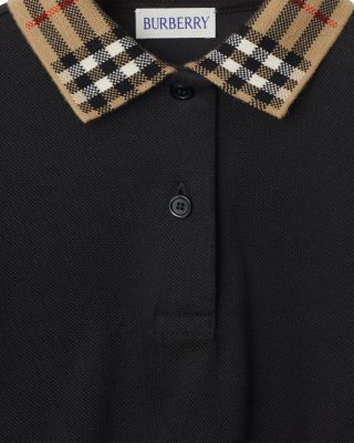 Girls' Check Collar Polo Shirt Dress, Little Kid, Big Kid - Exclusive