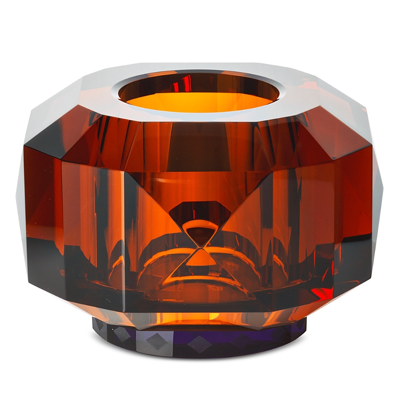 Reflections Copenhagen Texas Supreme Amber Tealight Holder In Brown