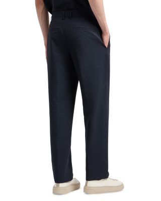 Regular Fit Textured Stretch Pants