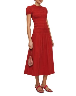 Kiria Smocked Midi Dress