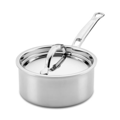 ProBond Luxe 1.5 Quart Professional Clad Stainless Steel Saucepan with Lid