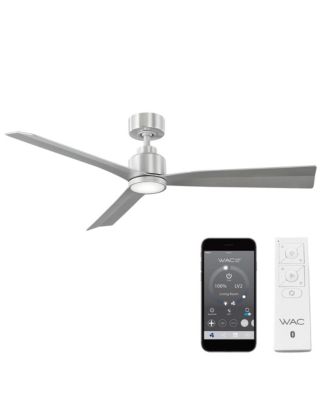  Smart Fans Clean 52 in 3000K LED Indoor or Outdoor Smart Home Ceiling Fan