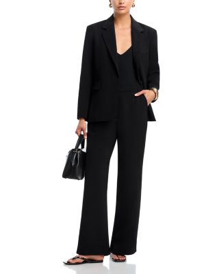 Wide Leg Suit Pants - Exclusive