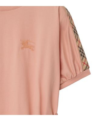 Girls' Check Trim Tee Dress - Little Kid, Big Kid