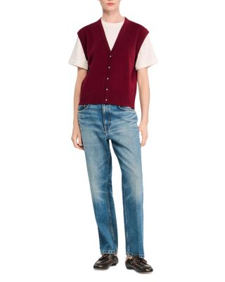 Two Tone Wool & Cashmere Sweater