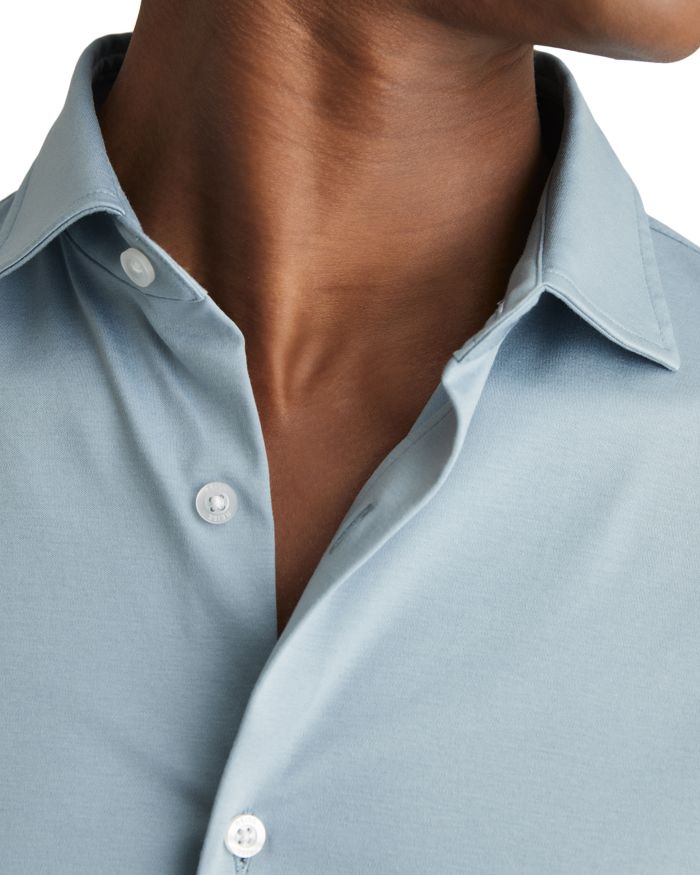 Duke Slim Fit Soft Jersey Button Front Shirt