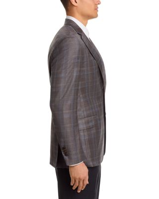 Flynn Plaid Wool Classic Fit Sportcoat