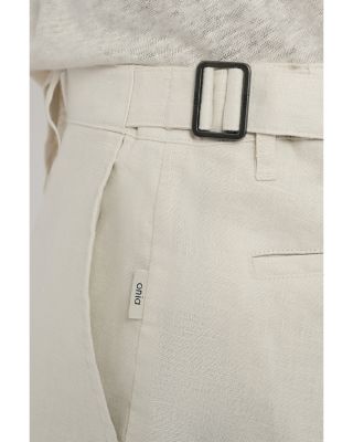 Linen Fixed Waist 7.5&amp;quot; Shorts