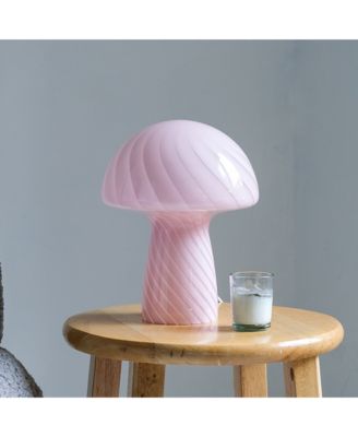 Petite Close Top Glass Mushroom Lamp