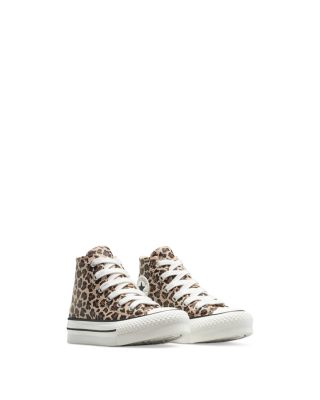 Girls' Chuck Taylor All Star EVA Lift Hi Leopard Sneakers - Toddler, Little Kid