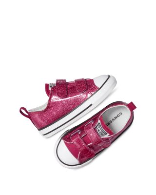 Girls' Chuck Taylor All Star 2V Ox Glitter Sporty Sneakers - Toddler, Big Kid