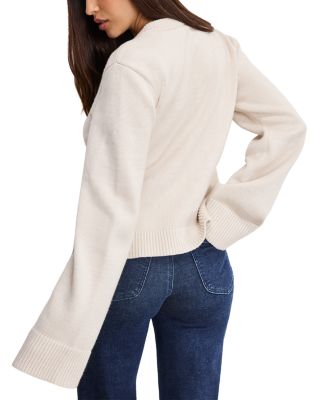 Button Front Knit Cardigan