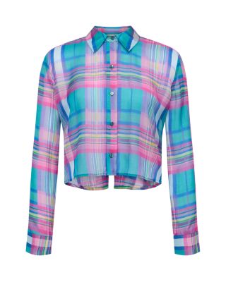 Cosette Crop High Low Shirt