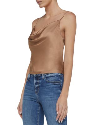 Calista Silk Cowl Neck Camisole