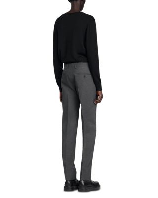 Classic Fit Wool Suit Trousers