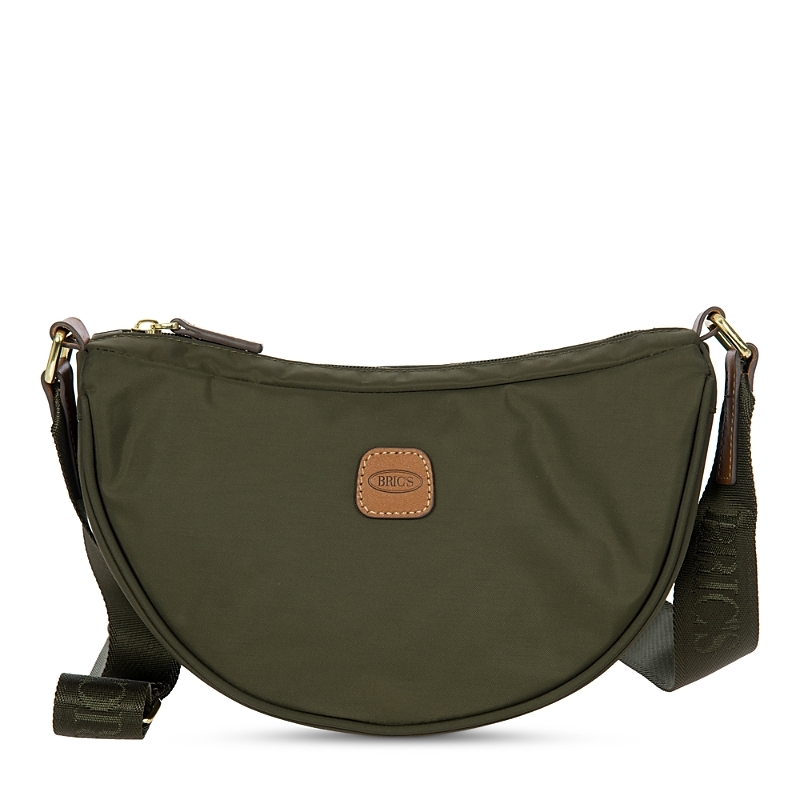 Bric's X-travel Mini Halfmoon Bag In Green