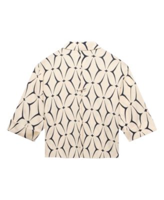 Women's Geo Print Resort Shirt